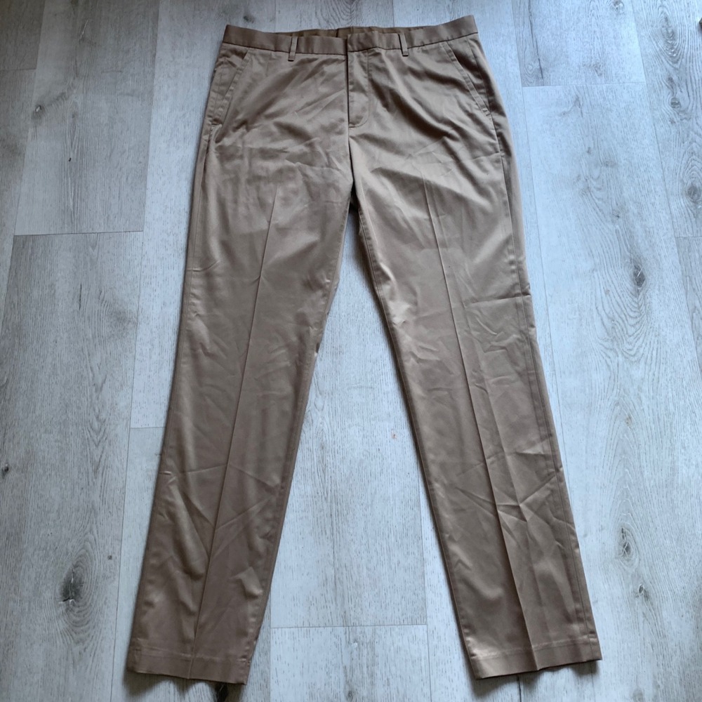 Bonobos Mens Thursday‎ Slim 34-36 Brown Dress Pants stylish